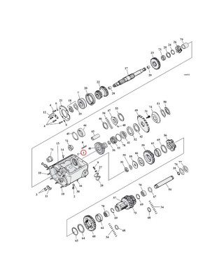 mcs - Goupilles de serrage - OEM 375 - Pour transmission & carter primaire - MCS