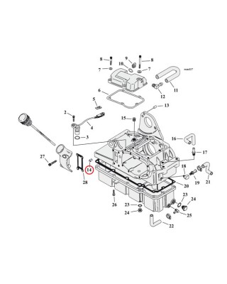 mcs - Goupilles de serrage - OEM 375 - Pour transmission & carter primaire - MCS