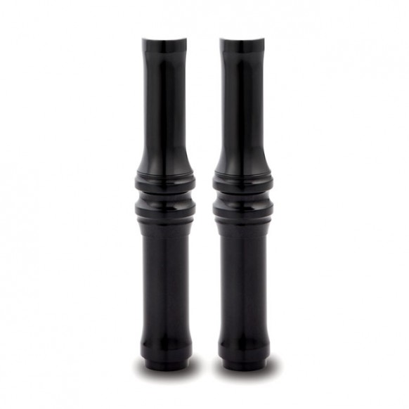 Arlen Ness, M8 10-Gauge pushrod cover set. All black 18-20 Softail 17-20 Touring