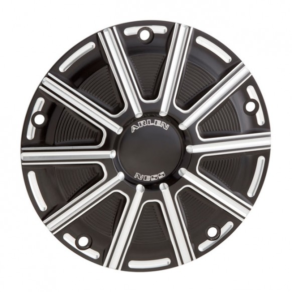 Arlen Ness, 10-Gauge II derby cover. Black Contrast 99-17(NU)Dyna 99-18(NU)Softail (excl. 2018 FLSB) 99-15(NU)Touring, Trike (e
