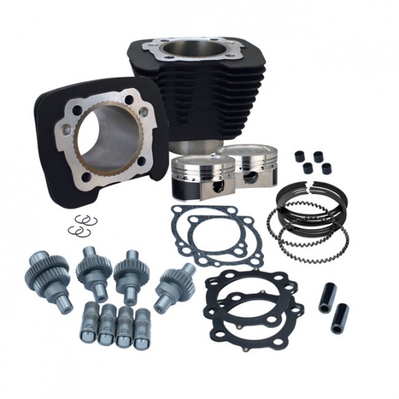 S&S, 883-1200 Hooligan big bore cyl. & piston kit 00-20 XL883