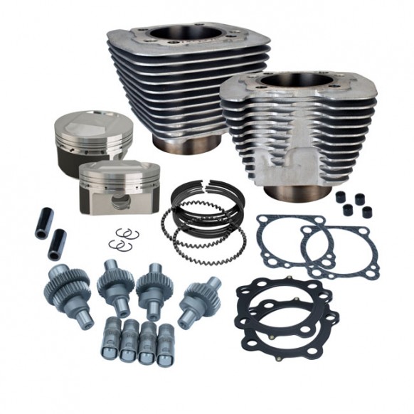 S&S, 883-1250 Hooligan big bore cyl. & piston kit 00-21 XL1200