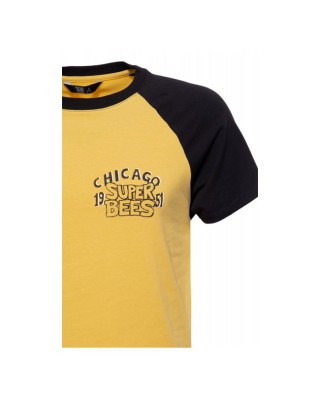 King Kerosin Chicago Super Bee raglan T-shirt yellow/black