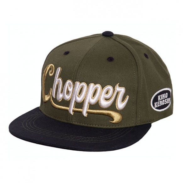 king kerosin - Casquette Chopper 3D - Vert & noir - KING KEROSIN