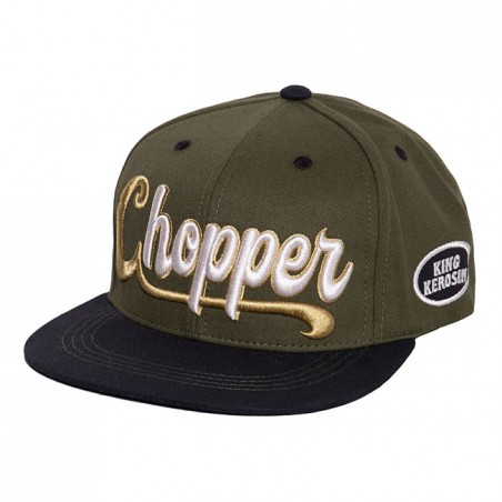 king kerosin - Casquette Chopper 3D - Vert & noir - KING KEROSIN