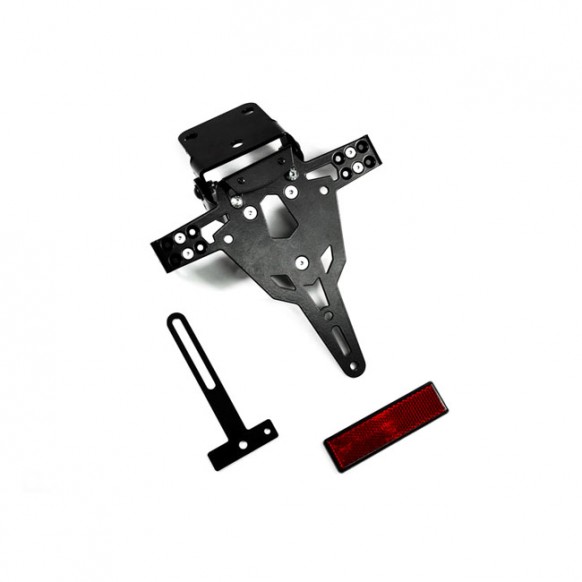 zieger - Support de plaque d'immatriculation inférieur Pro3 - Universel - Noir - Zieger