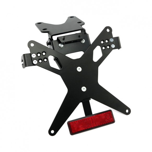 zieger - Support de plaque d'immatriculation inférieur X-Line1 - Universel - Noir - Zieger