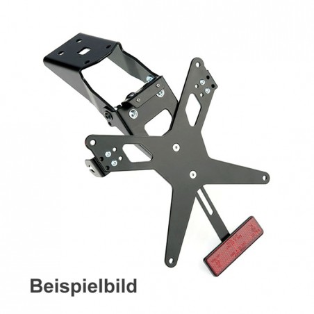 zieger - Support de plaque d'immatriculation inférieur X-Line2 - Universel - Noir - Zieger