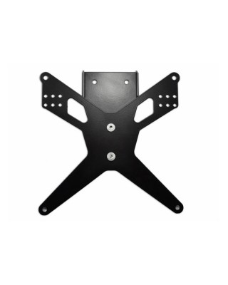 zieger - Support de plaque d'immatriculation inférieur X-Line2 - Universel - Noir - Zieger