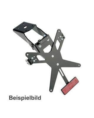 zieger - Support de plaque d'immatriculation inférieur X-Line4 - Universel - Noir - Zieger