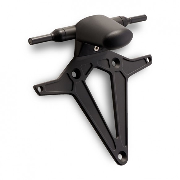 kellermann - Support de plaque d'immatriculation KH1000 - Homologué ECE - Pour clignotants Micro 1000 - Noir - KELLERMANN