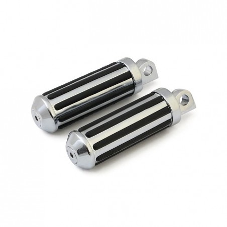 RAIL FOOTPEGS, MALE/SMALL DIA. Traditional H-D male mount