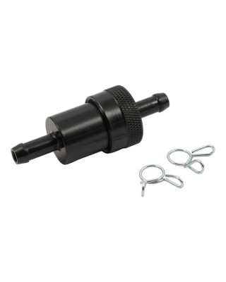 mcs - Filtre à essence de durite - 5/16" - Aluminium - Noir - MCS