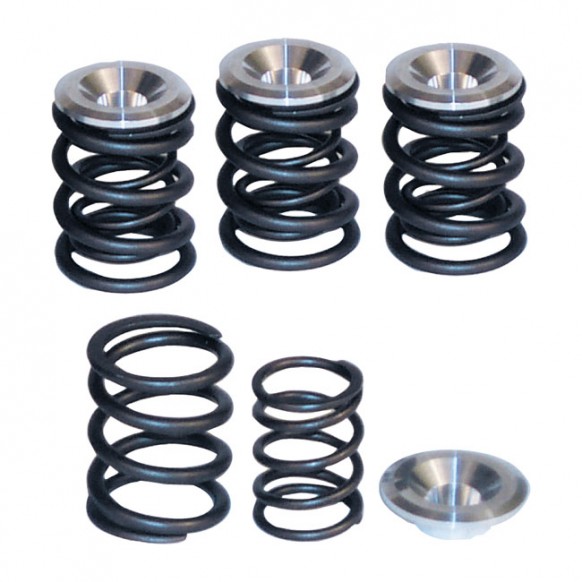 S&S, valve spring kit. STD to .550" lift 48-66 Panhead 66-84 Shovelhead (NU). See notes