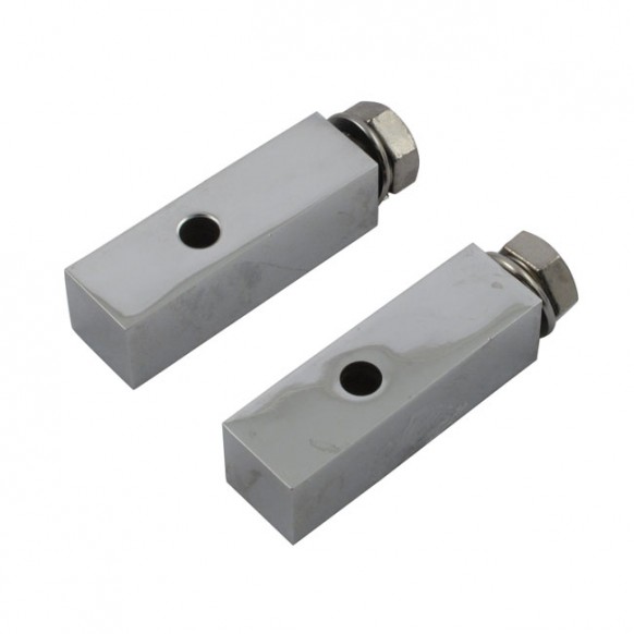 mcs - Supports de repose-pieds - 2" de long - Filetage de 3/8"-16 - Pour repose-pieds de 5/8" - MCS
