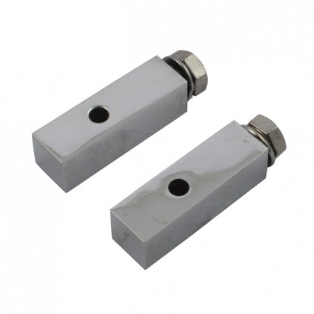 mcs - Supports de repose-pieds - 2" de long - Filetage de 3/8"-16 - Pour repose-pieds de 5/8" - MCS