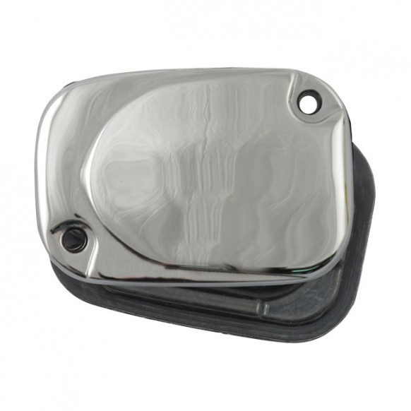 mcs - Cache maître-cylindre de frein Cone Style - Harley-Davidson Touring à partir de 2008 & V-Rod de 2006 à 2017 - Chrome -
