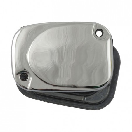 mcs - Cache maître-cylindre de frein Cone Style - Harley-Davidson Touring à partir de 2008 & V-Rod de 2006 à 2017 - Chrome -