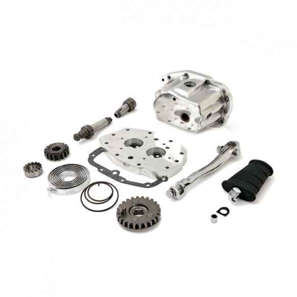 mcs - Kit de kick de démarrage - Harley-Davidson Big Twin de 1987 à 1989 - Chrome - MCS
