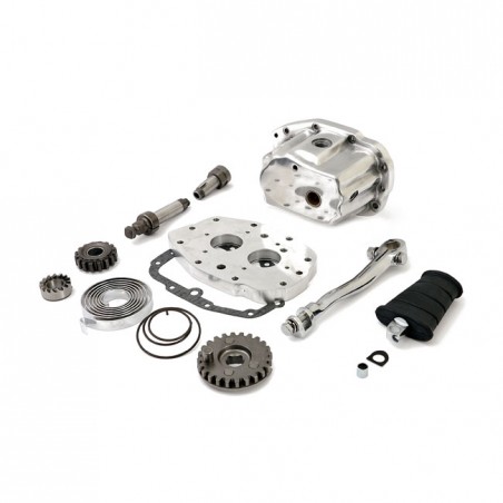 mcs - Kit de kick de démarrage - Harley-Davidson Big Twin de 1987 à 1989 - Chrome - MCS