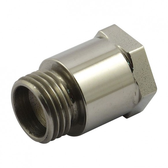 streethogs - Adaptateur de jauge de température de 9/16-18 vers 1/8" NPT - Harley-Davidson Big Twin de 1938 à 1969 - Chrome -