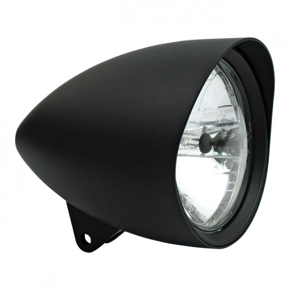 mcs - Phare Smoothie avec visière - 5.75" de diamètre - Noir - MCS