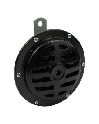 mcs - Klaxon Springer Style - 123 mm de diamètre - 12V - 100DB - Noir - MCS