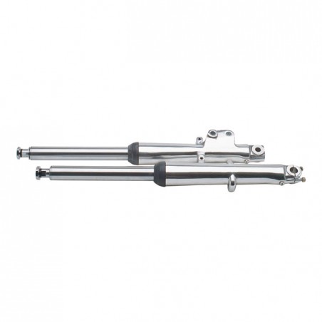 mcs - Kit de tubes de fourche assemblés - +2" de longueur - Harley-Davidson FL & FLH de 1972 à 1984 - Poli - MCS