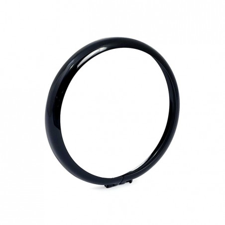 mcs - Cerclage de phare - 4.5" de diamètre - Pour phare Bates - Noir brillant - MCS