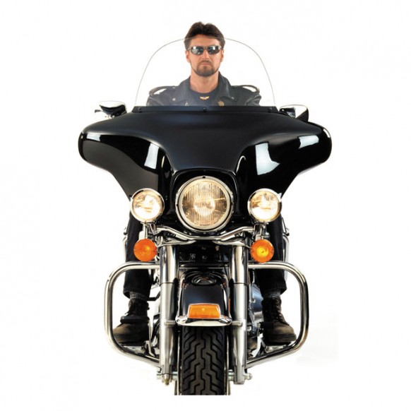 N.CYCLE WINDSHIELD UPPER, CLEAR 86-95 FLHT, FLHTC(NU)