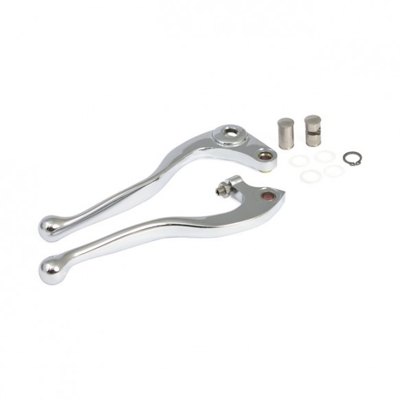 mcs - Kit de leviers de remplacement - Pour kit de commandes (réf. 901438 & 901441) - Chrome - MCS