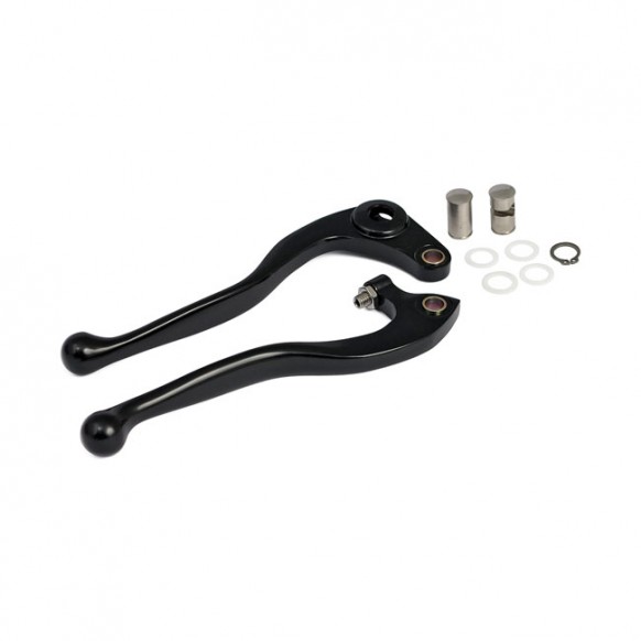 mcs - Kit de leviers de remplacement - Pour kit de commandes (réf. 901439 & 901442) - Noir - MCS