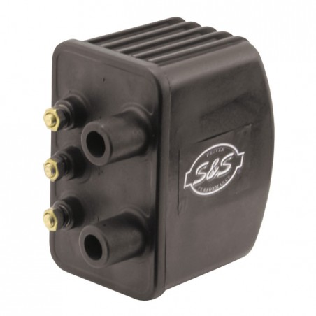 S&S, ignition coil. Single fire, 3 Ohm 65-99 B.T. 65-03 XL. For electronic ignition (excl. Twin Cam & other single fire models)
