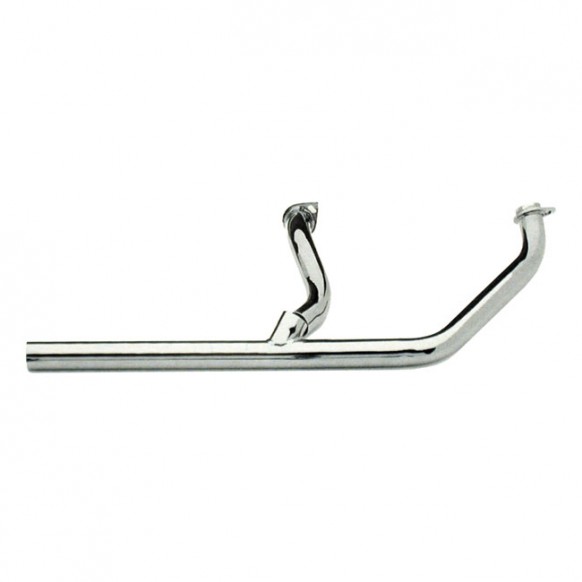 Paughco, 2 into 1 head pipes. (S-pipe). Chrome 36-47 Knucklehead (NU)