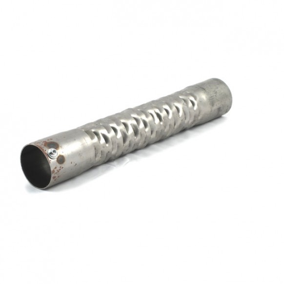 paughco - Chicane silencieuse -13" de long - Entrée de 2.25" - Acier - PAUGHCO