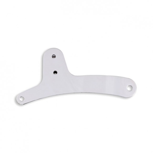 mcs - Platines de sissy bar - 8" de large - Harley-Davidson Sportster XL de 1979 à 1993 - Chrome - MCS