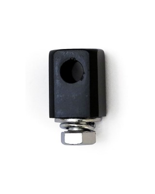 mcs - Support de phare - Vis de 3/8"-24 - Noir - MCS