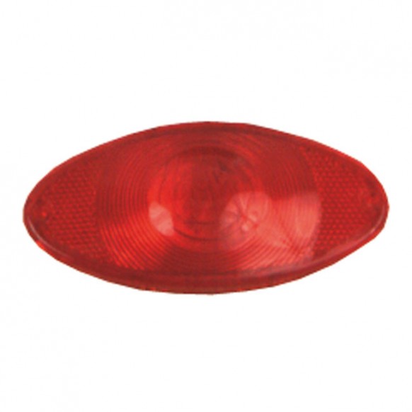 mcs - Lentille de remplacement - Pour feu arrière Cateye - Rouge - MCS