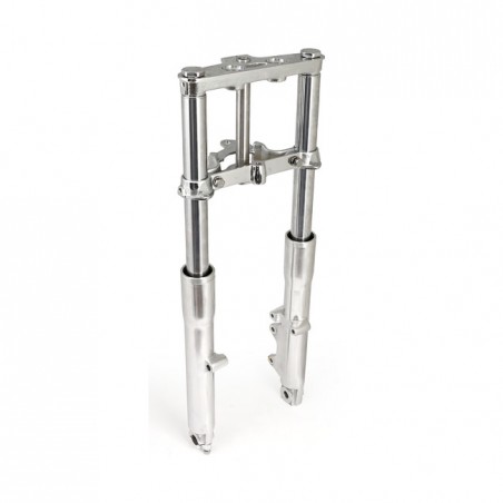 mcs - Fourche complète - Harley-Davidson Softail FLST de 1984 à 1999 avec simple disque - Chrome - MCS