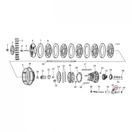 WASHER 41-84 B.T. CLUTCH RELEASE LEVER