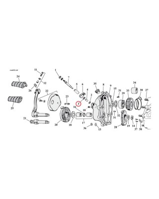 WASHER 41-84 B.T. CLUTCH RELEASE LEVER