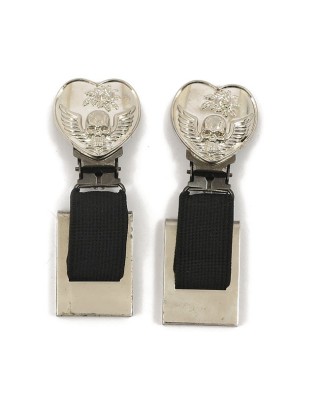 RYDER FRONT CLIPS HEART/SKULL