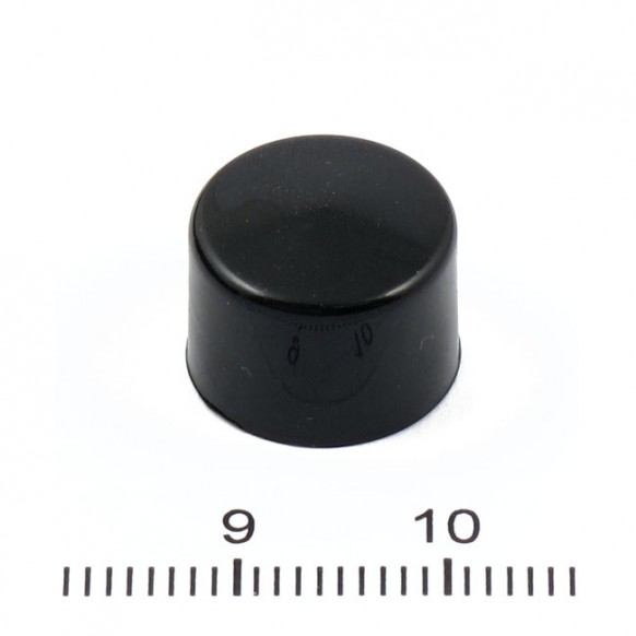 mcs - Kit de caches de vis Allen (BTR) - 1/4" - Noir - MCS