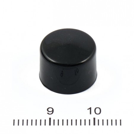 mcs - Kit de caches de vis Allen (BTR) - 1/4" - Noir - MCS