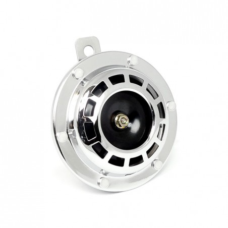 mcs - Klaxon Teragon - 4" de diamètre - 12V - 113DB - Chrome - MCS
