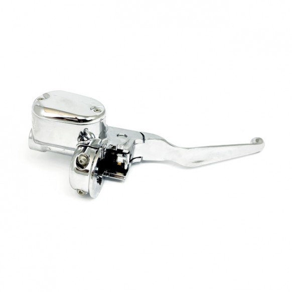 mcs - Maître-cylindre de frein avant avec levier - 1/2" - Harley-Davidson Sportster XL à partir de 2014 - Simple disque - Chr
