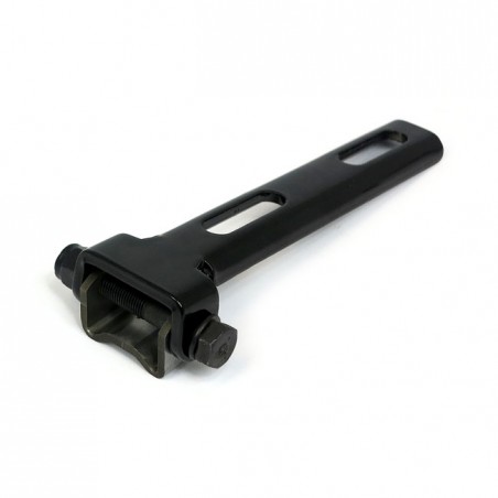 mcs - Support avant de montage de selle solo Square - Pour tubes de 1.5" à 2" - Noir - MCS
