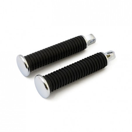 mcs - Repose-pieds rallongé - Taille OEM + 1" - Montage mâle - Chrome - MCS