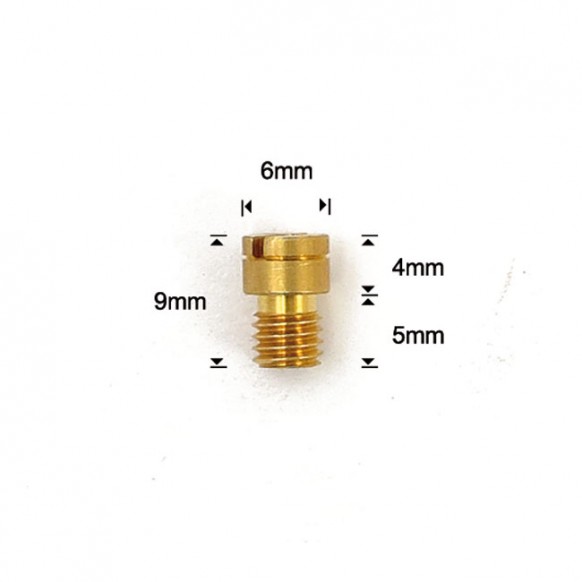 EBC Keihin slotted head main jets 99101-393, size 130 For FCR, FCR-MX, VB,VD,VE, CVK, CVKR-D carburetors.