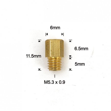 EBC Mikuni hex head main jets 4/042, size 320 VM, VM-18, VM24-512, VM26-606 TMX CARBURETORS